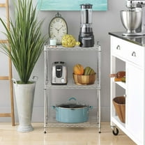 Zimtown 3 Tier Wire Shelving Rack Unit Storage Adjustable Metal Shelf, Capacity for 198 lbs