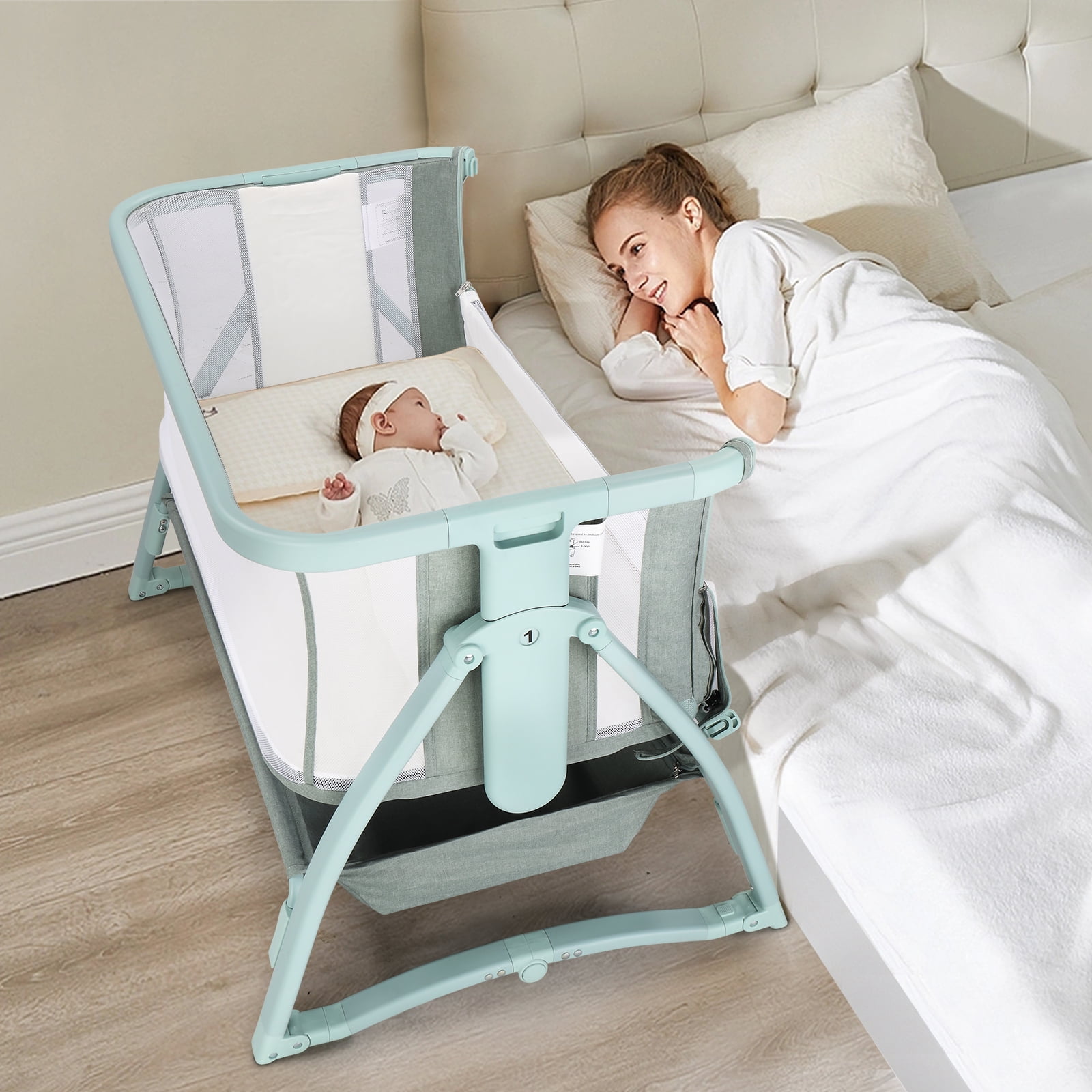 Zimtown 3 in 1 Baby with Universal Wheels Freely Movable