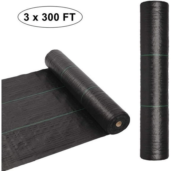 Zimtown 3 x 300 ft Landscape Fabric, Ground Cover Weed Barrier