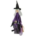 thumbnail image 1 of Zimtown 3FT Halloween Animatronic Witch Outdoor Halloween Decoration Hanging on The Window, 1 of 8