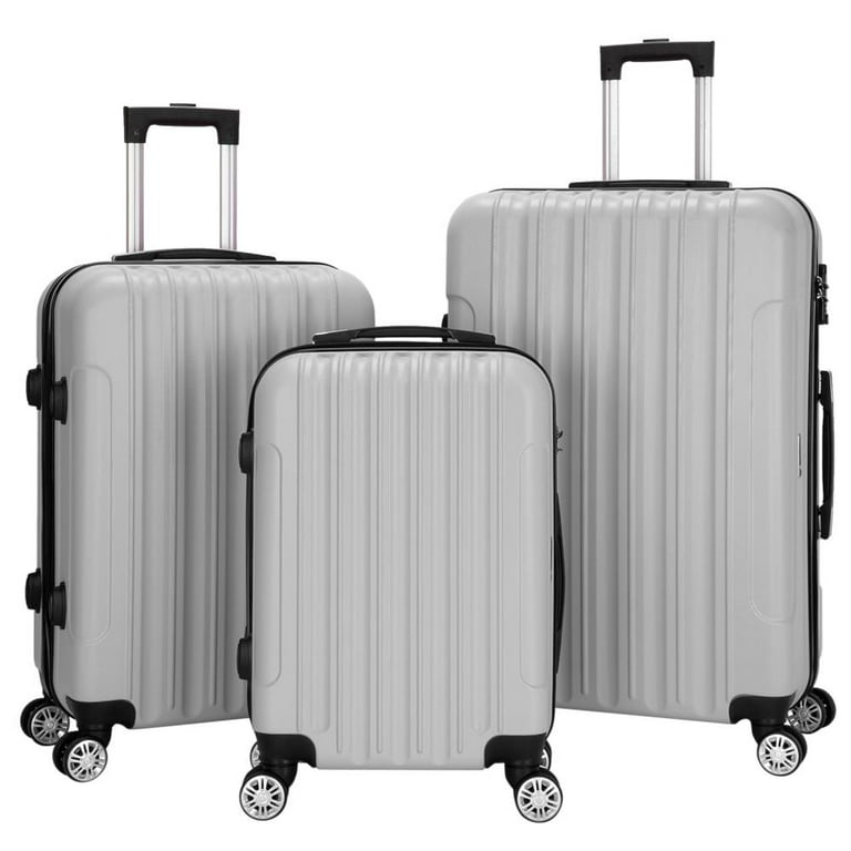 28 inch Large Hard Shell Luggage Durable Lightweight Suitcase w/Lock ABS  Trolly
