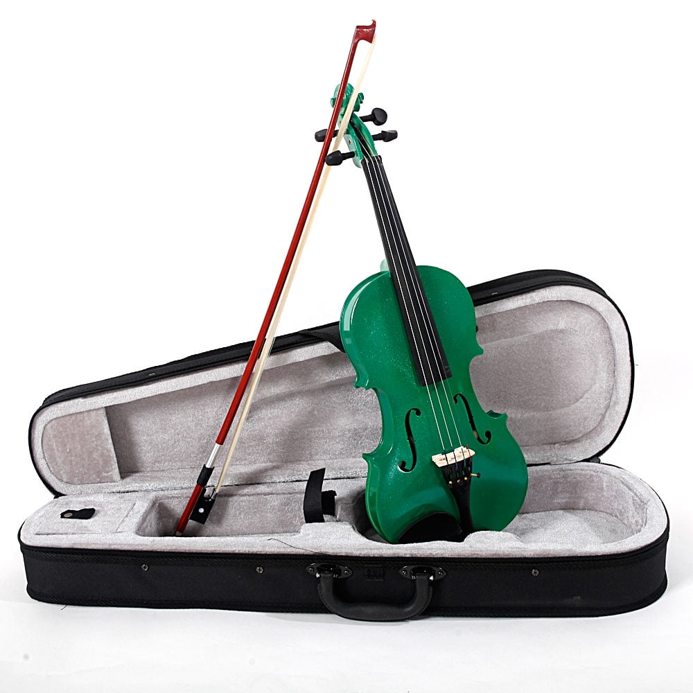 Zimtown 4/4 3/4 1/2 1/4 1/8 Acoustic Violin Fiddle with Hard Case