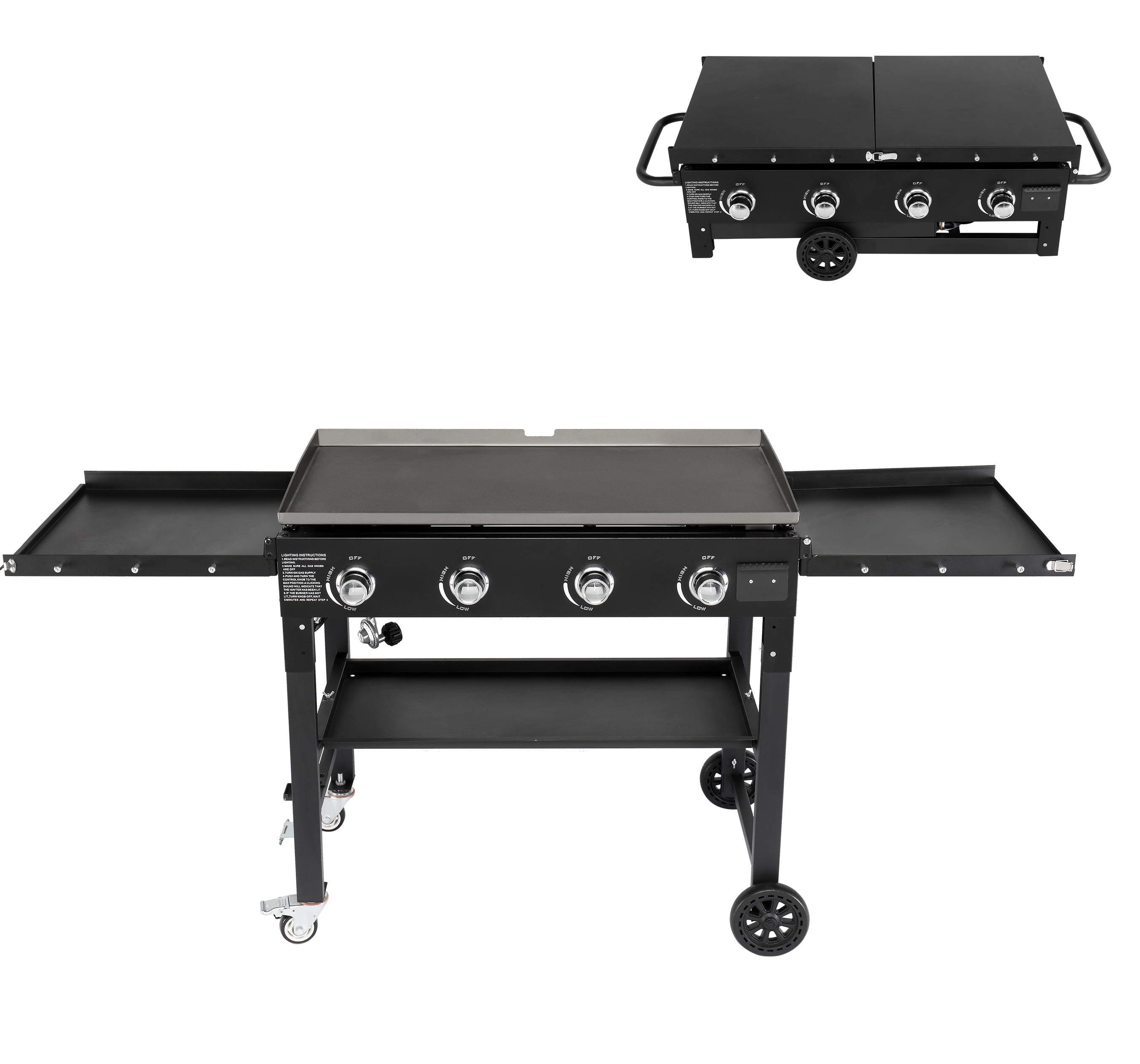 Zimtown Outdoor Tabletop Stainless Steel Propane Gas Grill Portable Two-Burner Zimtown Outdoor Tabletop Stainless Steel Propane Gas Grill Portable Two-Burner