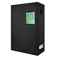 thumbnail image 1 of Zimtown 48" x 24" x 72" Hydroponic Water-Resistant Grow Tent with Removable Floor Tray for Indoor Seedling Plant Growing, 1 of 8