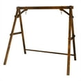 thumbnail image 1 of Zimtown 5.5 FT Wooden Porch Swing Frame Swing Stand A-Frame 600lbs Capacity, 1 of 11