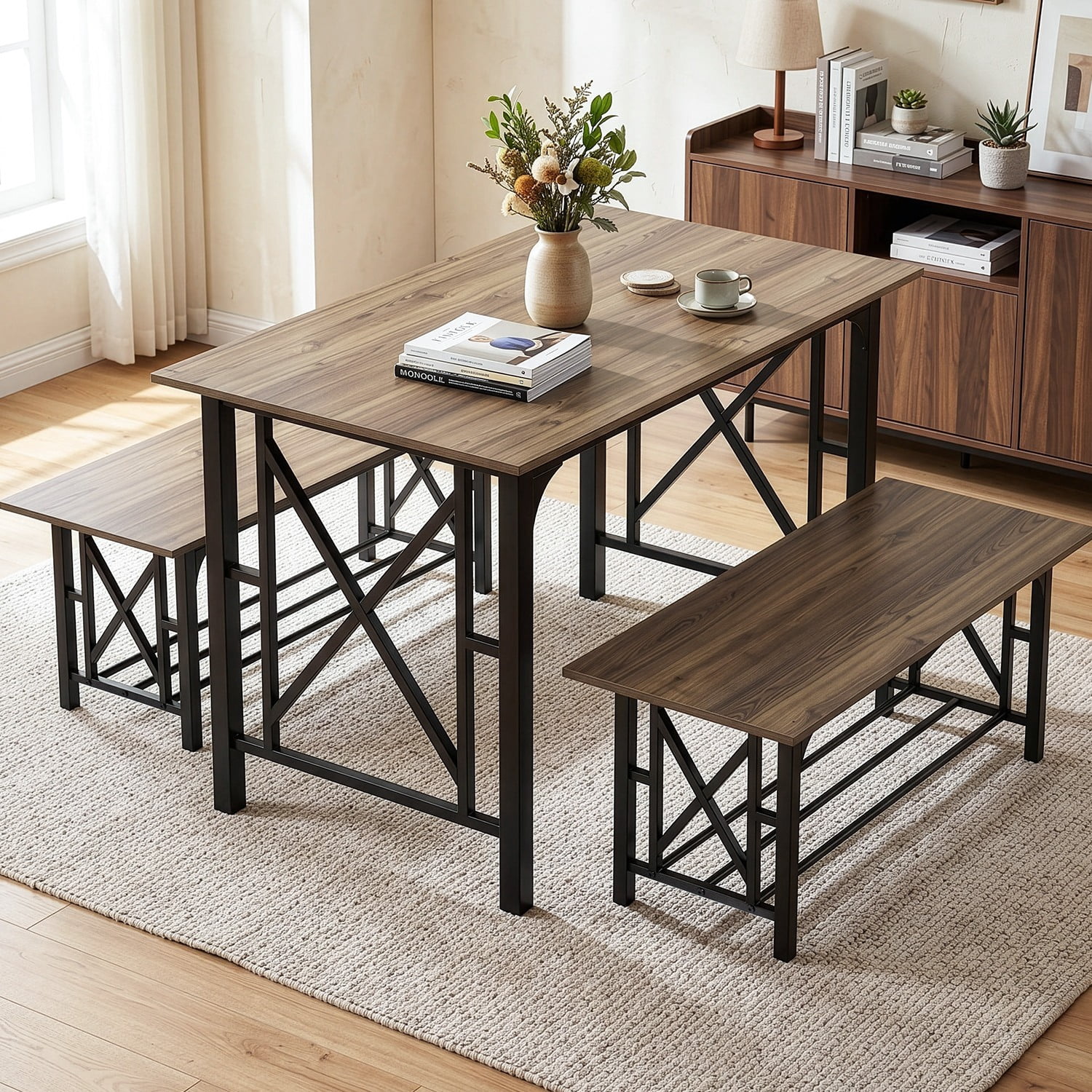 Zimtown-5-Pieces-Dining-Set-