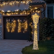 Zimtown 5ft Christmas Lamp Post Lighted Outdoor Christmas Decoration