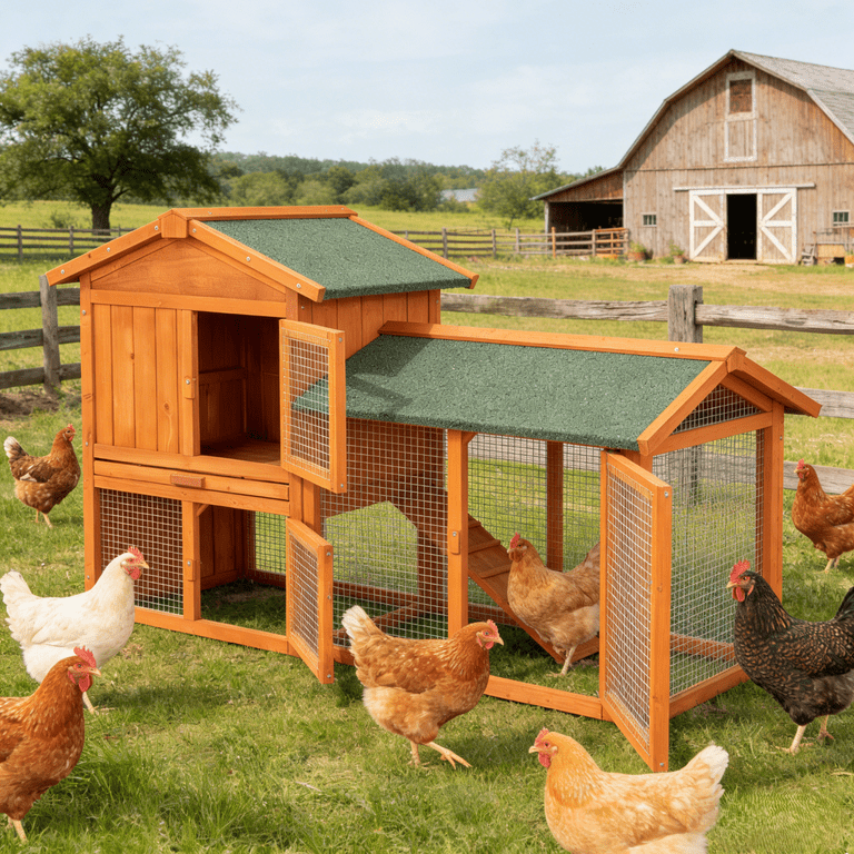 ペットハウス Wooden Heated Dog House with Insulated Liner, Asphalt Roof & Metal
