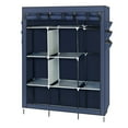 thumbnail image 1 of Zimtown 69" Portable Closet Wardrobe Clothes Rack Storage Organizer, Blue, 1 of 6