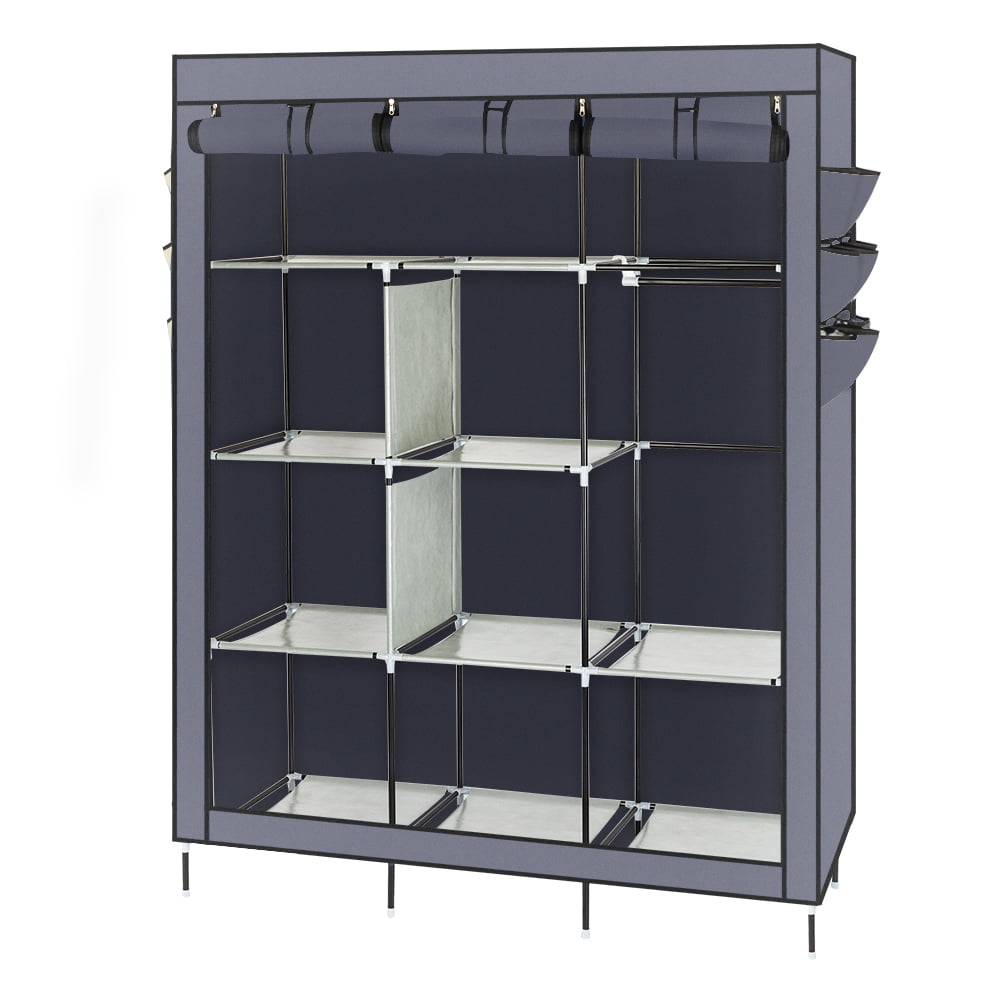 Zimtown 69" Portable Closet Wardrobe Clothes Rack Storage Organizer & Shelf Home Cabinet