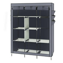 Zimtown 69" Portable Closet Wardrobe Clothes Rack Storage Organizer & Shelf Home Cabinet