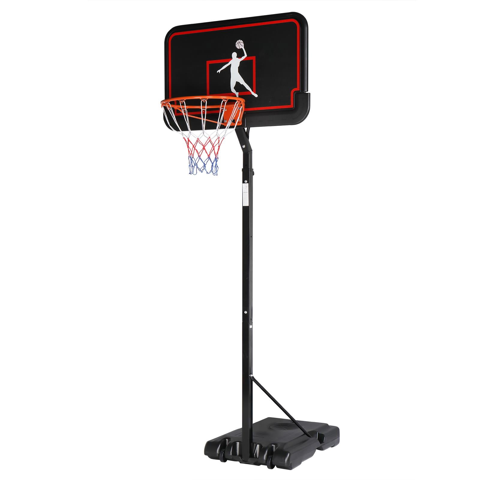 Zimtown 7.28.5ft Portable Basketball Hoop Goal System Adjustable for