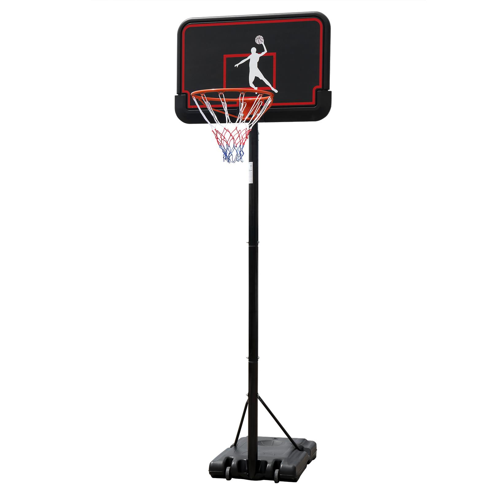 Zimtown 810ft Portable Basketball Hoop Goal System Adjustable for Kids