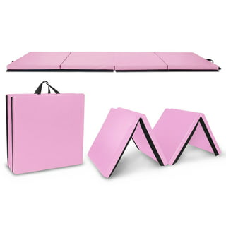 Folding Yoga Mat Travel Mat 24' x 68' Yoga Pilates Workout Fitness