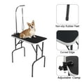 thumbnail image 1 of Zimtown Adjustable 32" Foldable Pet Dog Cat Grooming Table with Adjustable Arm/Noose, 1 of 8