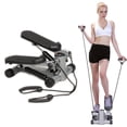 thumbnail image 1 of Zimtown Air Climber Mini Aerobic Stair Stepper, with Resistance Bands, Fitness Cardio Equipment, Home Gym Exercise Machine, 1 of 11