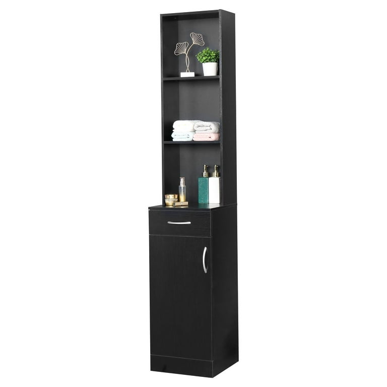 Zimtown Slim Storage Tower Cabinet, Freestanding Bathroom 