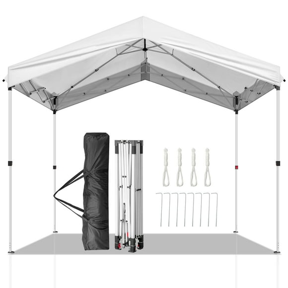 Zimtown Canopy 10x10 Pop Up Canopy Waterproof Canopy Tent Straight Leg Pop Up Tent