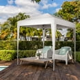 thumbnail image 1 of Zimtown Canopy Folding Tent Waterproof Party Tent Garden 6'x6 ft White, 1 of 7