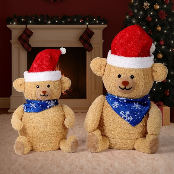 Zimtown Christmas Lighted Bear Decoration for Holiday Indoor and Outdoor Decor