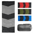 thumbnail image 1 of Zimtown Cold Weather Rectangular Sleeping Bag - Lightweight Camping Essential with Storage Bag, Use for  42-68 ℉, Gray, 1 of 8