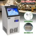 thumbnail image 1 of Zimtown Commercial Ice Machine, 110LBS/24H Automatic Freestanding Ice Maker, Ideal for Restaurants, Bars, Homes and Offices, 1 of 9