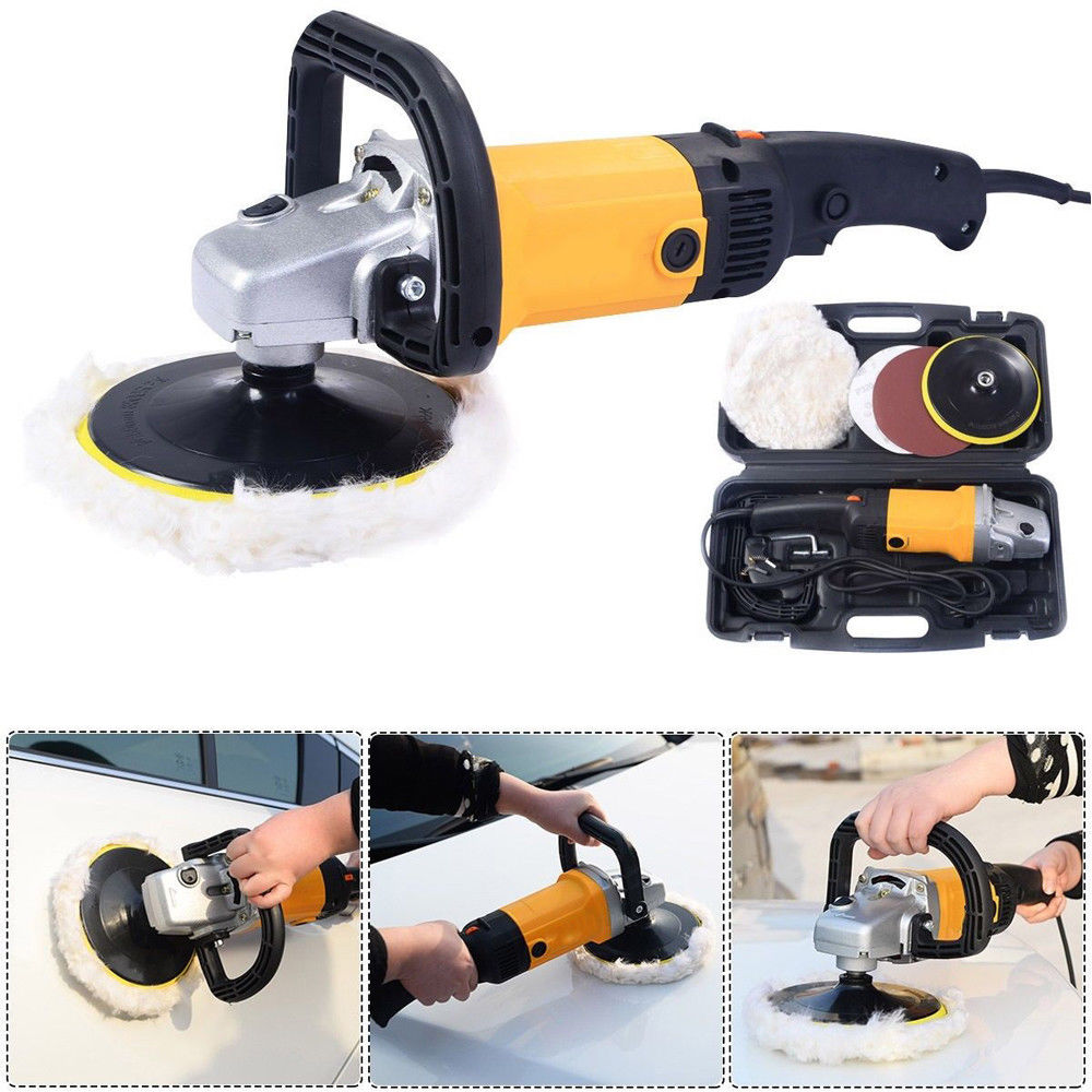 Zimtown Electric 7" Auto Car Paint Polisher/Buffer Waxer Electric 6