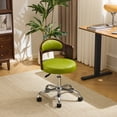 thumbnail image 1 of Zimtown Faux Leather Home Office Desk Chair, Swivel Rolling Computer Chair, Adjustable Vanity Chair Modern Task Chair for Adults, Green, 1 of 7