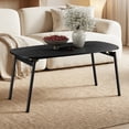 thumbnail image 1 of Zimtown Folding Coffee Table, 31.5" Portable Wood Small Table Study Lap Desk for Living Room, Home, Office, No Assembly Needed, Black, 1 of 6