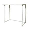 thumbnail image 1 of Zimtown Folding Computer Desk, Home Office Desk Foldable Table Study Writing Desk Workstation, 1 of 6