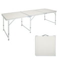 thumbnail image 1 of Zimtown Folding Table Portable Aluminium Alloy Indoor Picnic Party Dining Camp Tables, 1 of 7