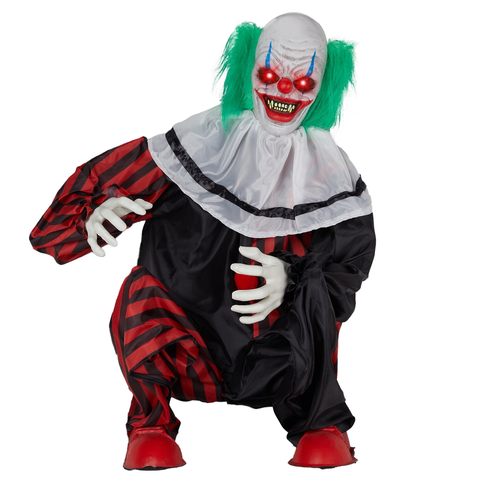 Zimtown Halloween Animatronic Clown The Sound Activated Crouching