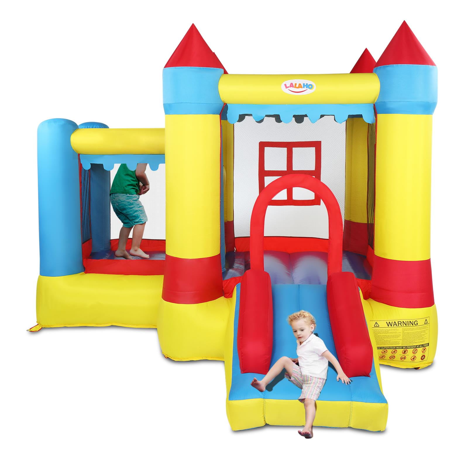 Zimtown Inflatable Bounce House Castle Ball Pit Jumper Moonwalk without