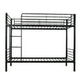 thumbnail image 1 of Zimtown Metal Bunk Bed with Ladder for Kid's Room,Twin Black, 1 of 8