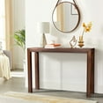 thumbnail image 1 of Zimtown Modern Console Table for Entryway, 46" Long Simplistic Sofa Table Narrow Hallway Foyer Table for Living Room, Walnut Wood, 1 of 8
