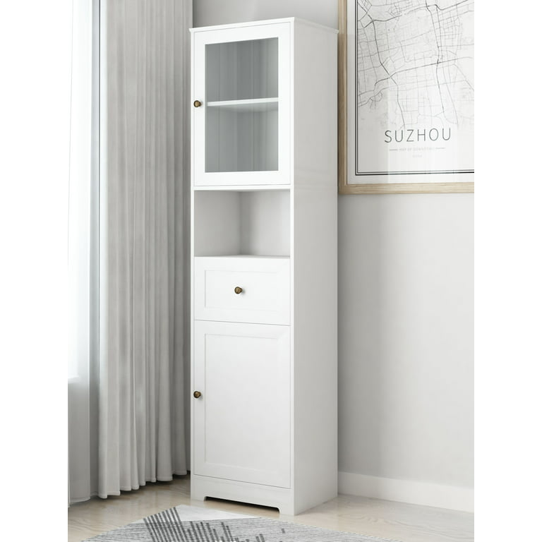 https://i5.walmartimages.com/seo/Zimtown-Modern-White-Bathroom-Storage-Cabinet-71-Tall-Floor-Line-Tower-5-Adjustable-Shelves-Drawer-2-Cupboard-Kitchen-Living-Room-Bedroom-Home-Office_0a2bdb83-d9c1-48a7-a746-03355fb6280d.0d8edb6ac9369752a87b8ae8f6234adc.jpeg?odnHeight=768&odnWidth=768&odnBg=FFFFFF