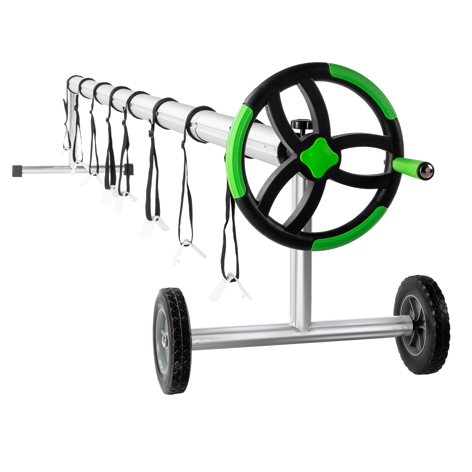 Zimtown Pool Cover Reel Above Ground, 21ft Aluminum Swimming Cover