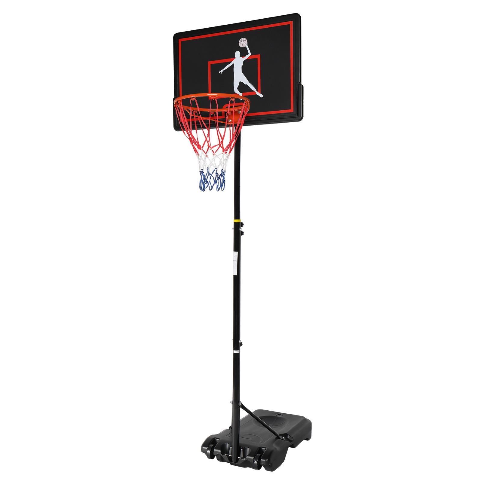 Zimtown Portable Basketball Hoop Goal System 6.88.5ft Adjustable for
