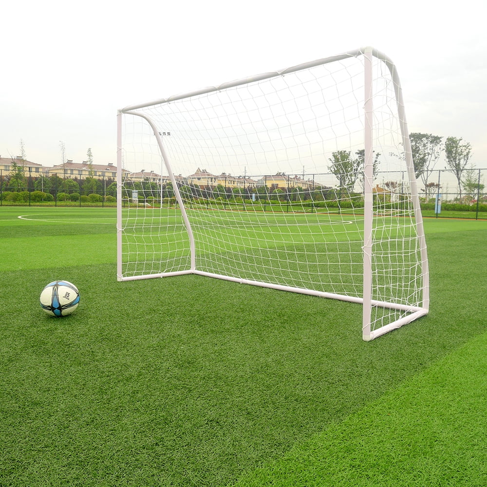 Zimtown Portable Soccer Goal, 8' x 5' x 2.7', Lightweight PVC Frame, White