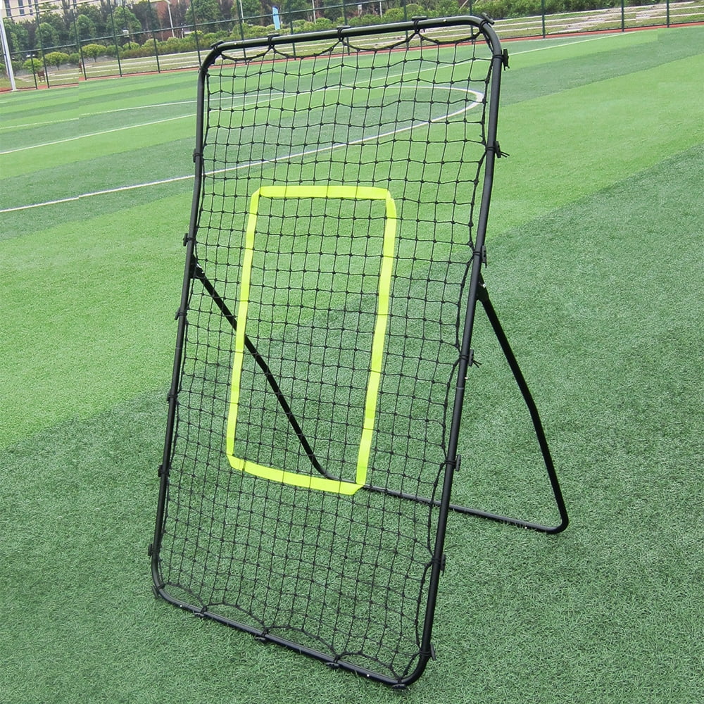 OUTOPEE Zimtown Rebound Soccer / Baseball Goal Softball Net, Skill Training Equipment, for Throwing Pitching Return Practice, Play Baseball Game