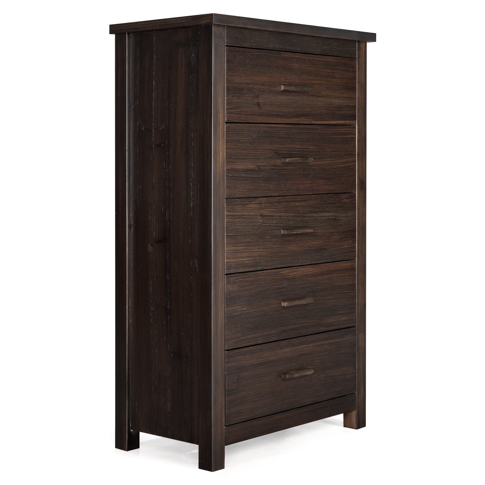 brusali 4 drawer dresser brown Hilton 5-Drawer Chest  Upstate Amish Furniture