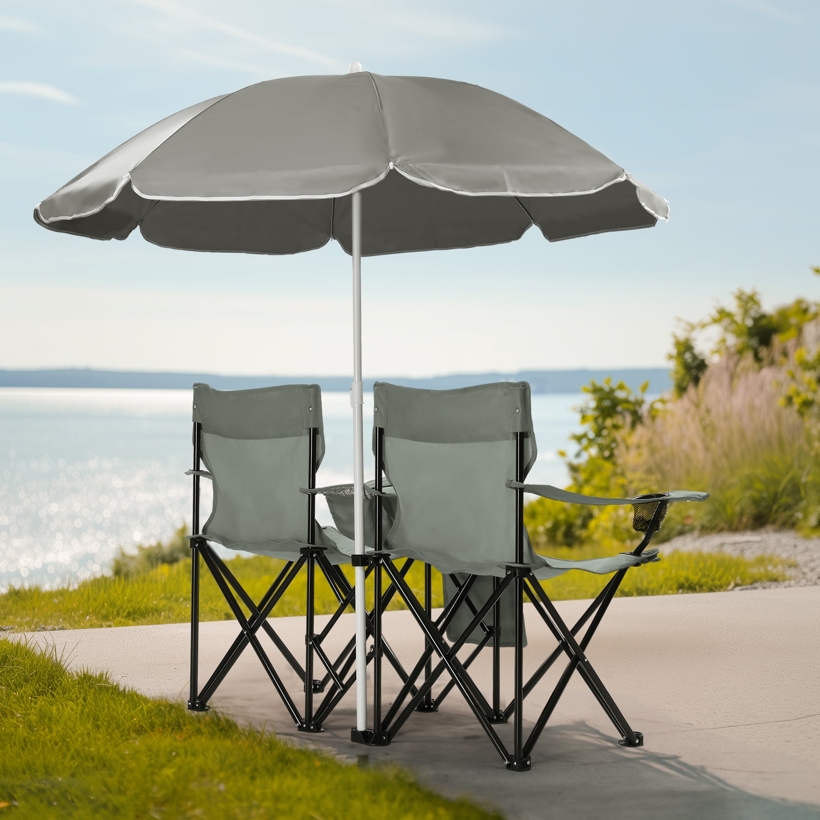 Zimtown-Two-Seat-Beach-Chair-