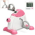 thumbnail image 1 of TARESNESS Zimtown Under Desk Bike Pedal Exerciser, Pink - Material: ABS, 1 of 8