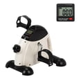 thumbnail image 1 of Zimtown Under Desk Bike Pedal Exerciser, Portable Mini Cycle Exercise Bike, for Leg/Arm Fitness Workout, Home Office Use, White, 1 of 10