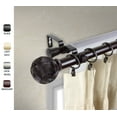 thumbnail image 1 of Zina 1" dia. Double Curtain Rod 120-170 inches - Mahogany, 1 of 1