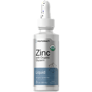 Zinc | 2 fl oz Liquid Drops for Adults | Supplement with Organic Glycerin | by Horb ach