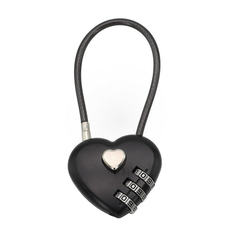 Zinc Alloy Backpack Concentric Lock Long Wire Rope Password