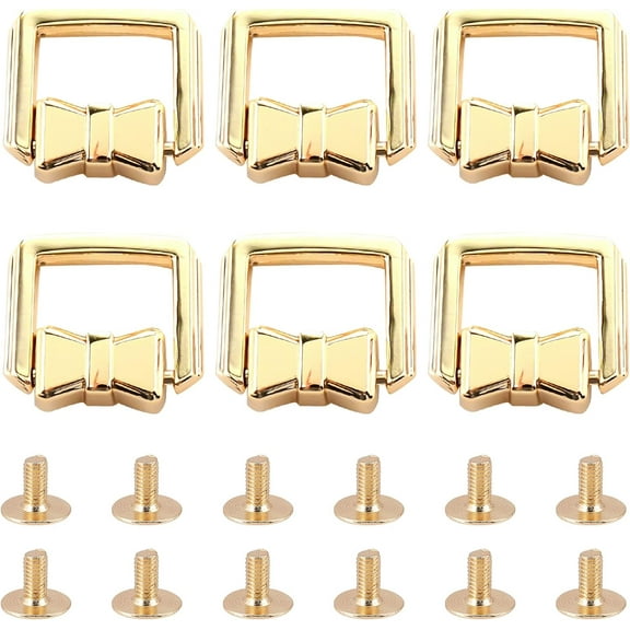 Zinc Alloy Bag Hanger Light Gold 2.8x2.65x1cm