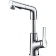 Zinc Alloy Basin Sink Faucet, 360°Rotation 60Cm PullOut Single Handle