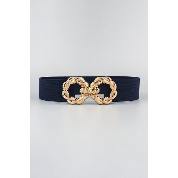 Zinc Alloy Buckle Elastic Belt